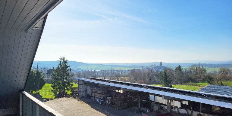 Aussicht vom Balkon