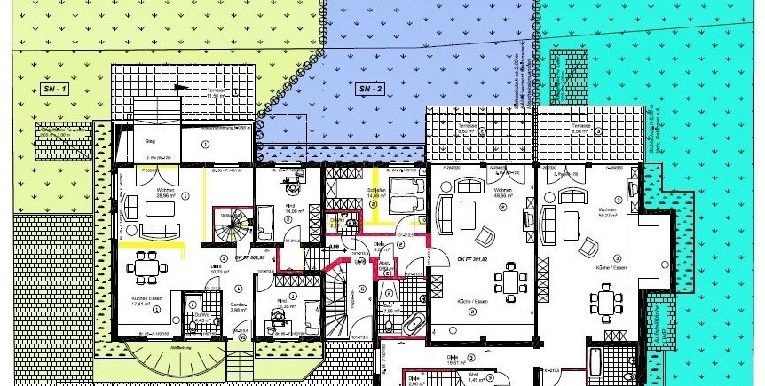 Lageplan mit Sondernutzungsrechten