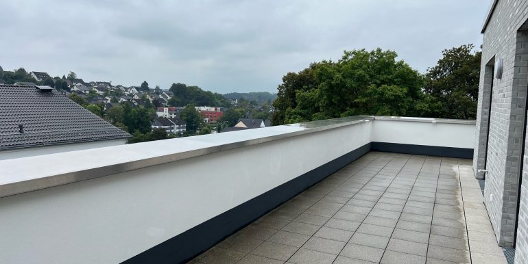 Terrasse der Penthouse Wohnung / Teilansicht