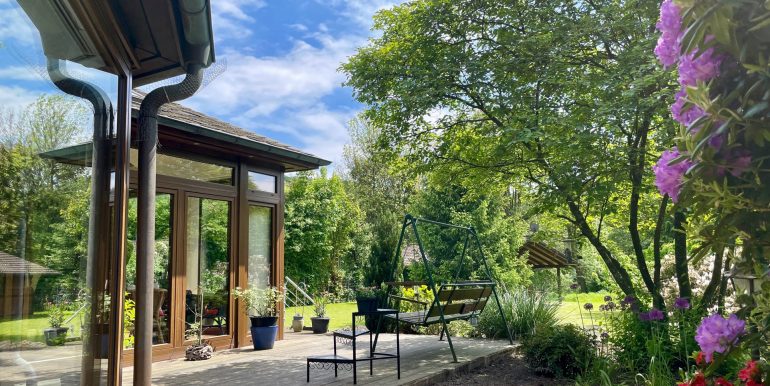 Terrasse am Wohnzimmer