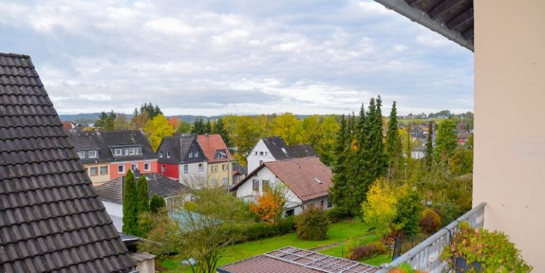 Blick vom Balkon